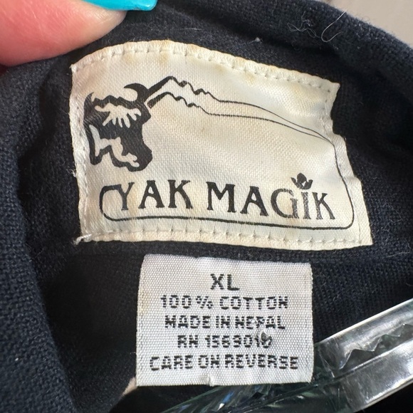 Yak Magic vintage unique Elegant Black and White Women's Blazer. 100% cotton - Picture 6 of 6